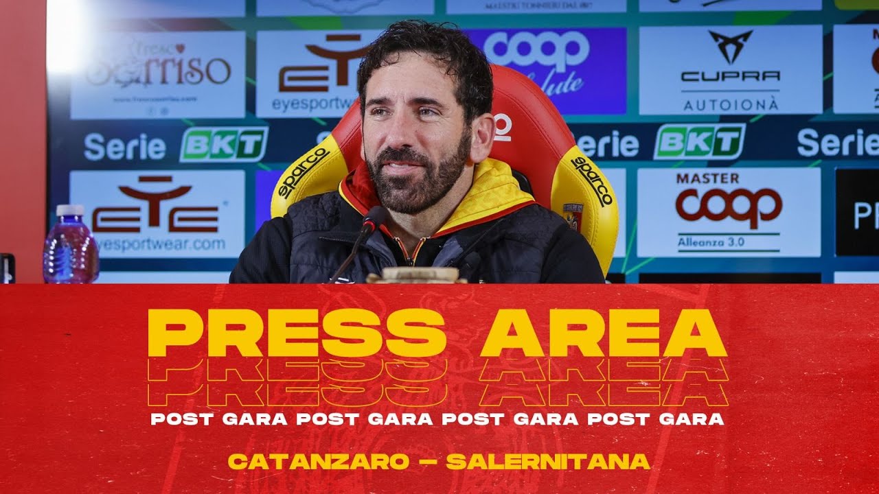 PRESS AREA | CASERTA NEL DOPO GARA DI CATANZARO-SALERNITANA