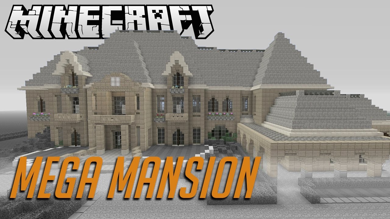MINECRAFT MEGA MANSION WALKTHROUGH!!