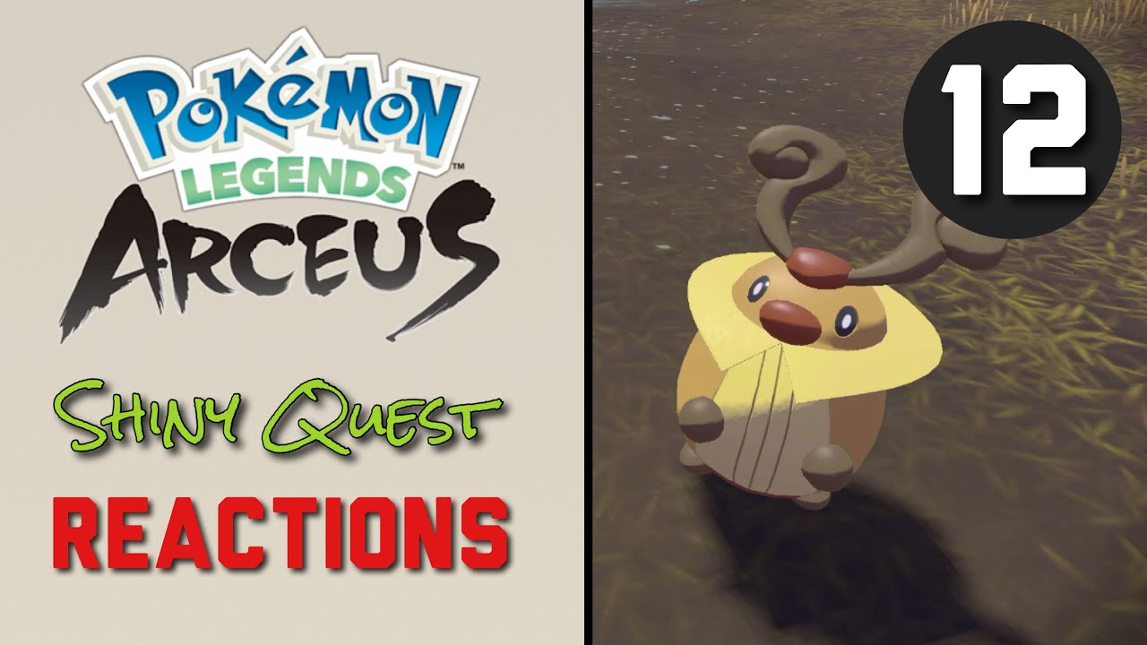 Shiny Kricketot Reaction - Pokemon Legends Arceus Shiny Quest