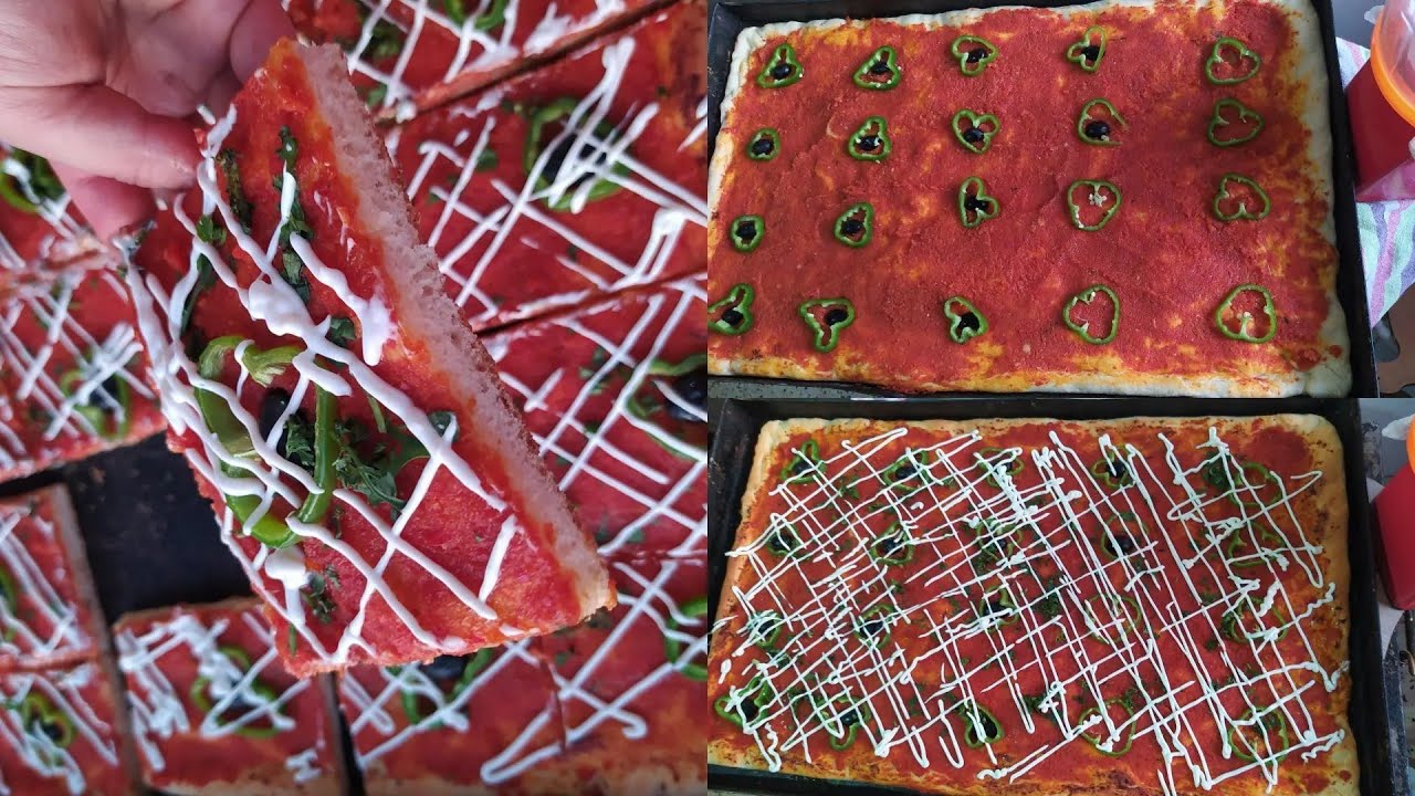 بيتزا كاري ماصراتش 😍 فيها بنة زمان بعجينة مقرمشة من برا طرية وخفيفة قطن من داخل 👌سر العجينة المطمطة🤫