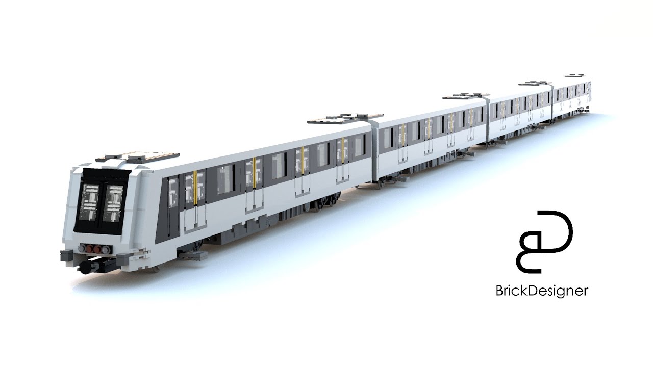 LEGO MOC - Budapest M4 Metro (AM4-M4 Mc1, Mc2; M1, M2)