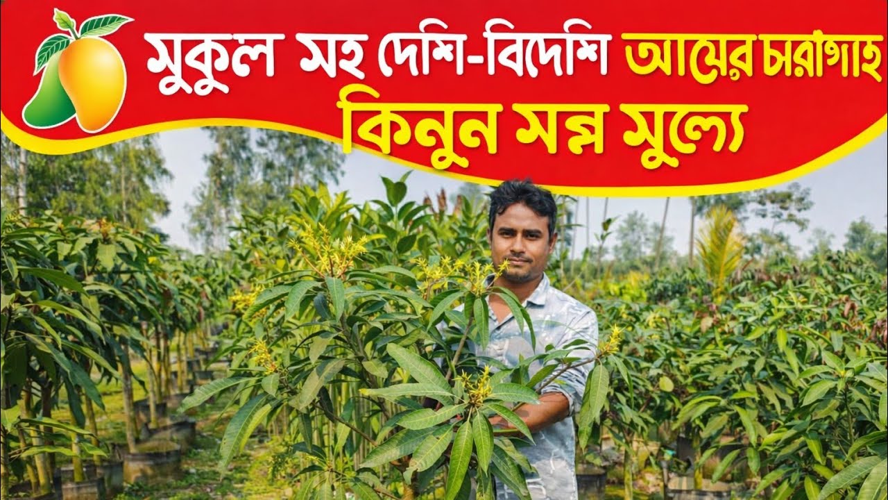 🌱সল্প মূল্যে মুকুলসহ দেশি ও বিদেশি আমের চারাগাছ বিক্রয় হয় সারা দেশে কুরিয়ার সার্ভিসের ডেলিভারি