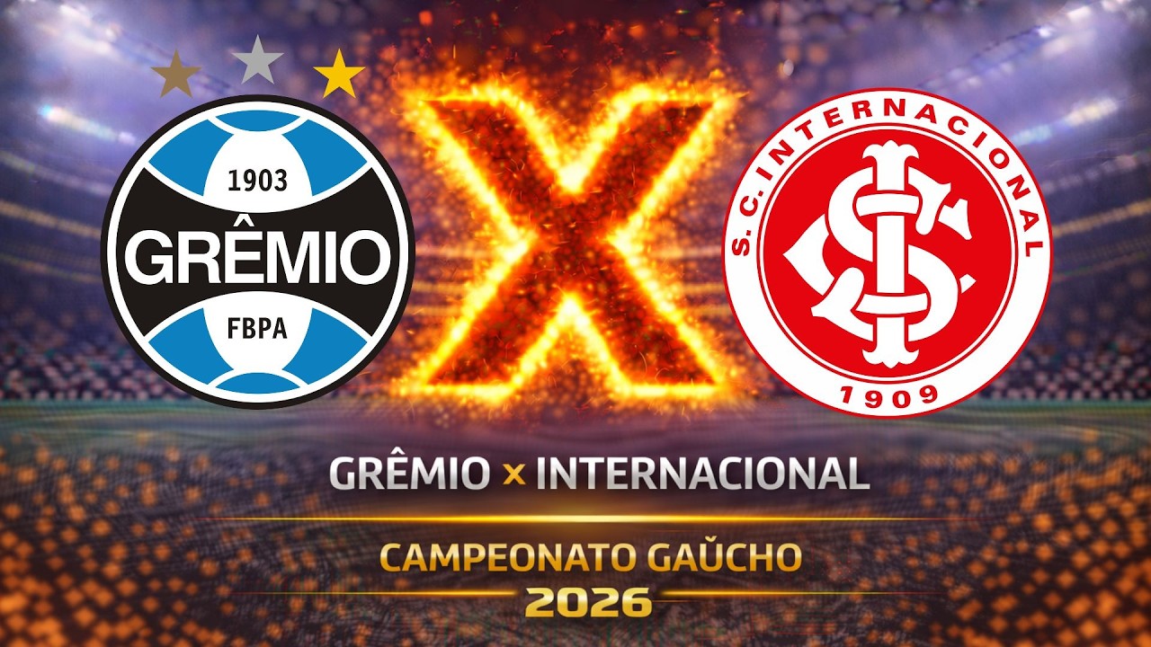 GRÊMIO X INTERNACIONAL [Simulação] Final 1ºJogo | Campeonato Gaúcho 2026