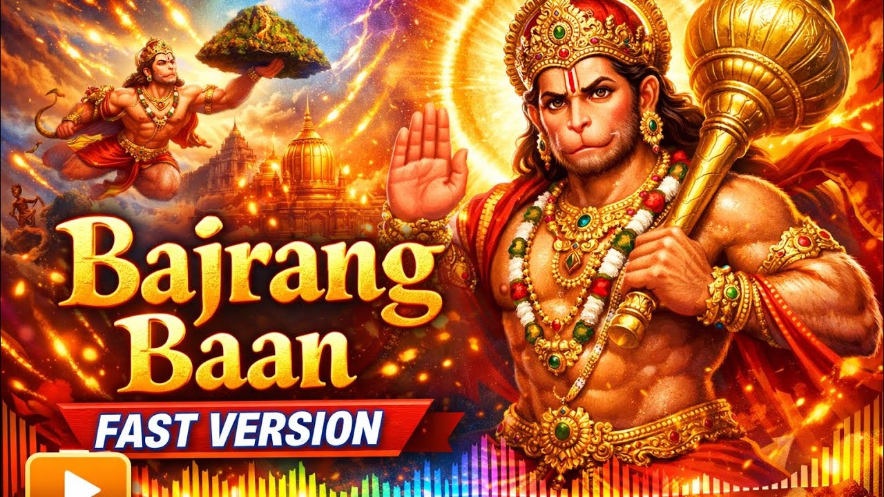 Bajrang Baan | Fast & Powerful Path | संकट नाशक मंत्र🌹🌹Bajrang Baan ⚡ Fast Version | Remove Fear &
