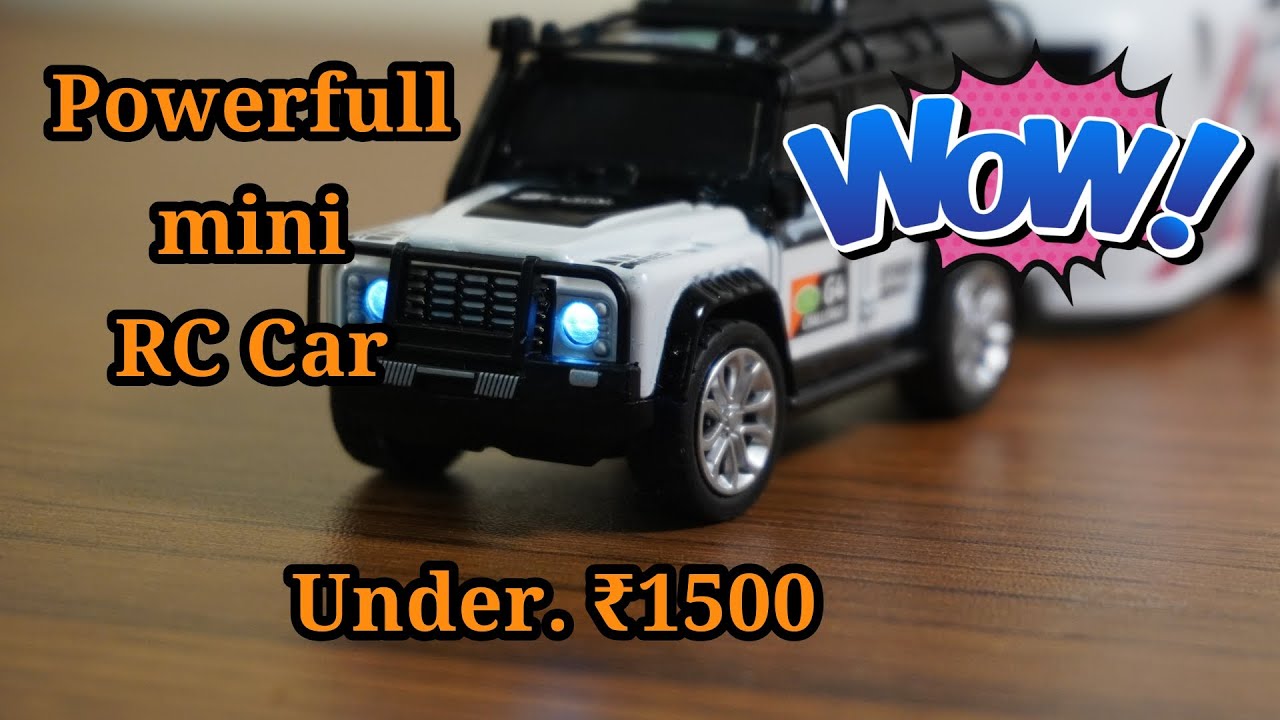 Powerfull mini RC car (1:64) 🚗 Unboxing and first impression