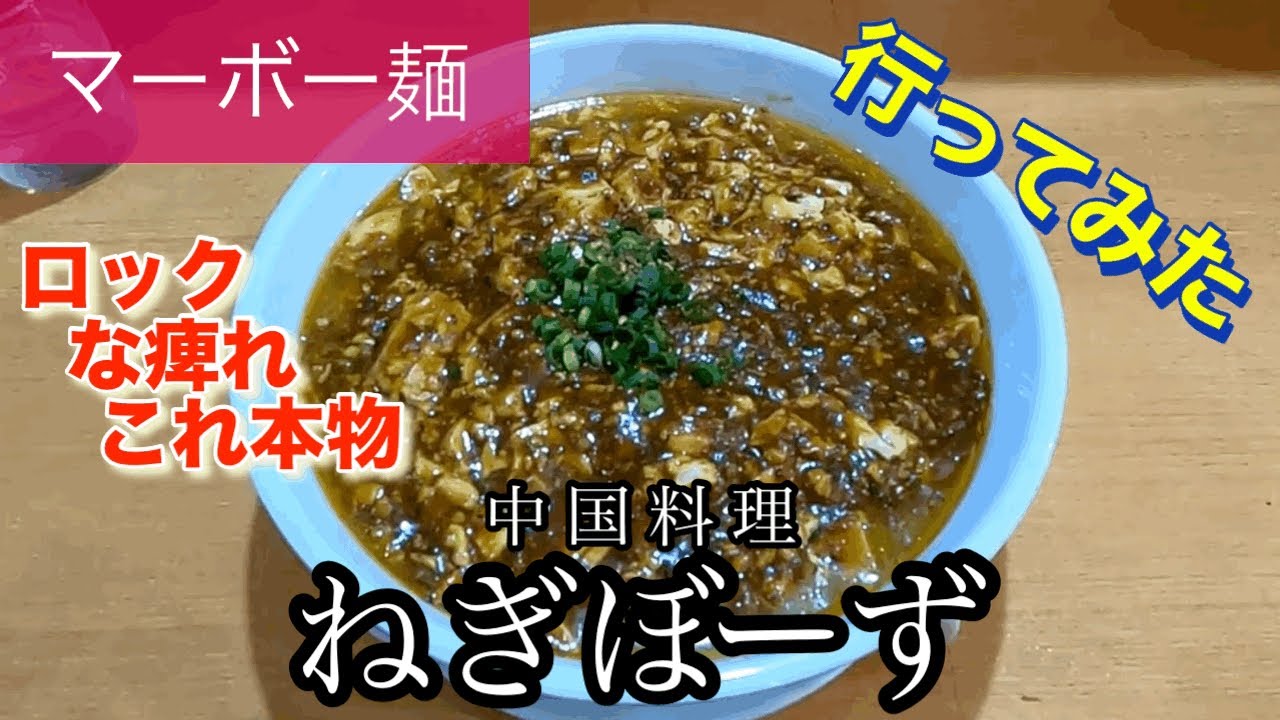 【マーボー麺】中国料理ねぎぼーずさんに行ってみた🍴