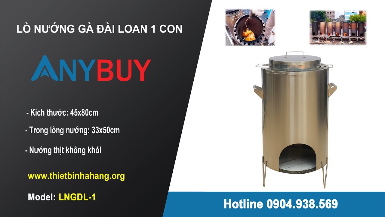 Lò Nướng Gà Đài Loan 1 Con, Mã sản phẩm LNGDL-1