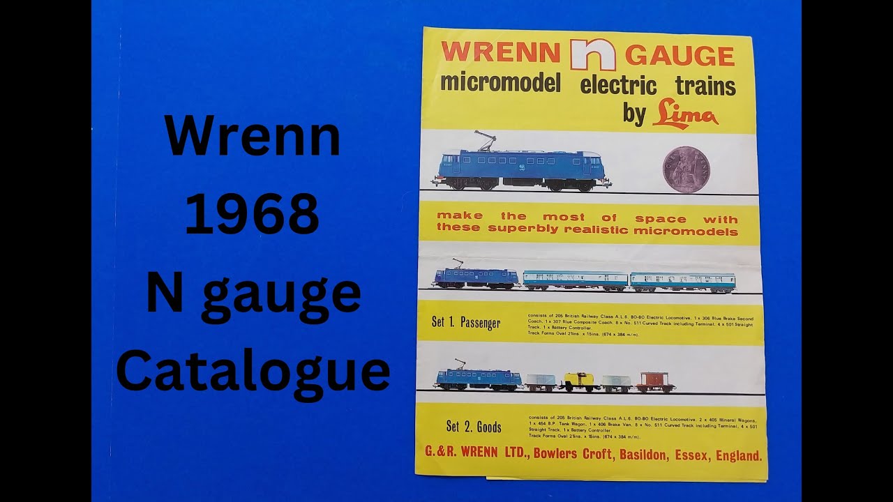 Wrenn 1968 N gauge catalogue full look through from Mangley Town #ModelRailway #ModelTrain