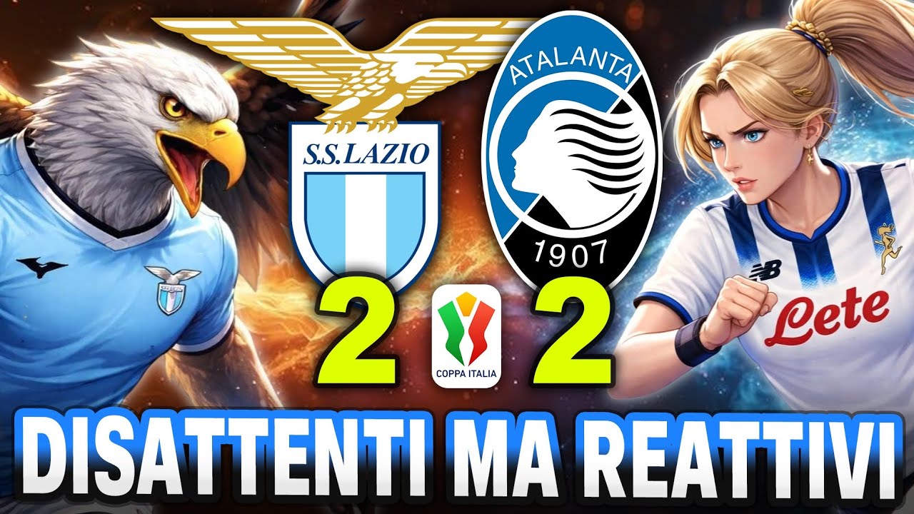 LAZIO - ATALANTA 2-2 || REACTION | SEMIFINALE COPPA ITALIA