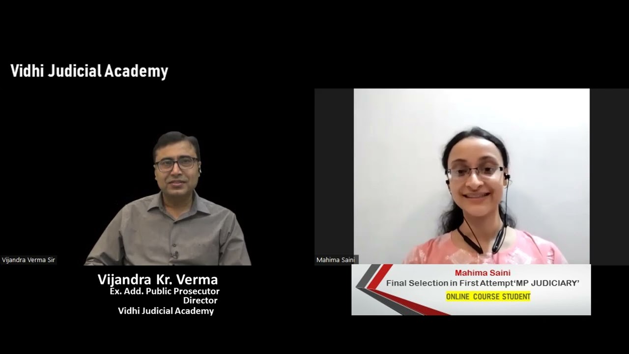When did Mahima decide to begin coaching for judiciary?