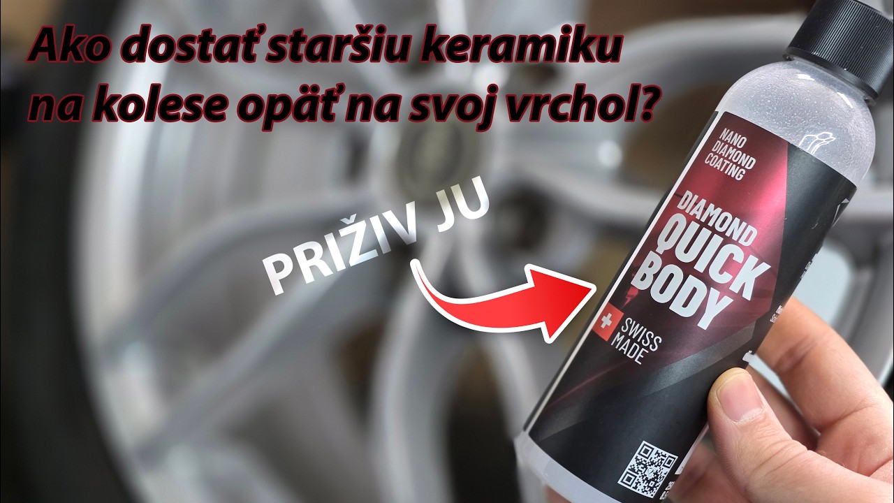 Diamond Quick Body na kolese | Priživenie keramickej ochrany na kolesách po sezóne | AKO NA TO?