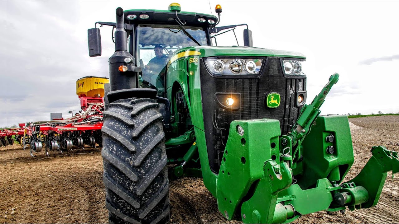 Jedyny Zestaw Taki W Polsce | Strip-Till | Pasowy Siew Buraków 2020 || John Deere 8320R, AGRO-LINE |
