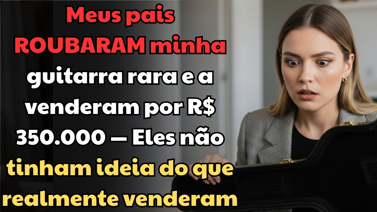 Meus pais roubaram minha guitarra rara e a venderam — eles não sabiam o que tinham