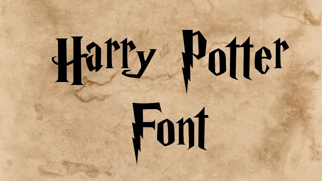 Harry Potter Font | Free Font Download