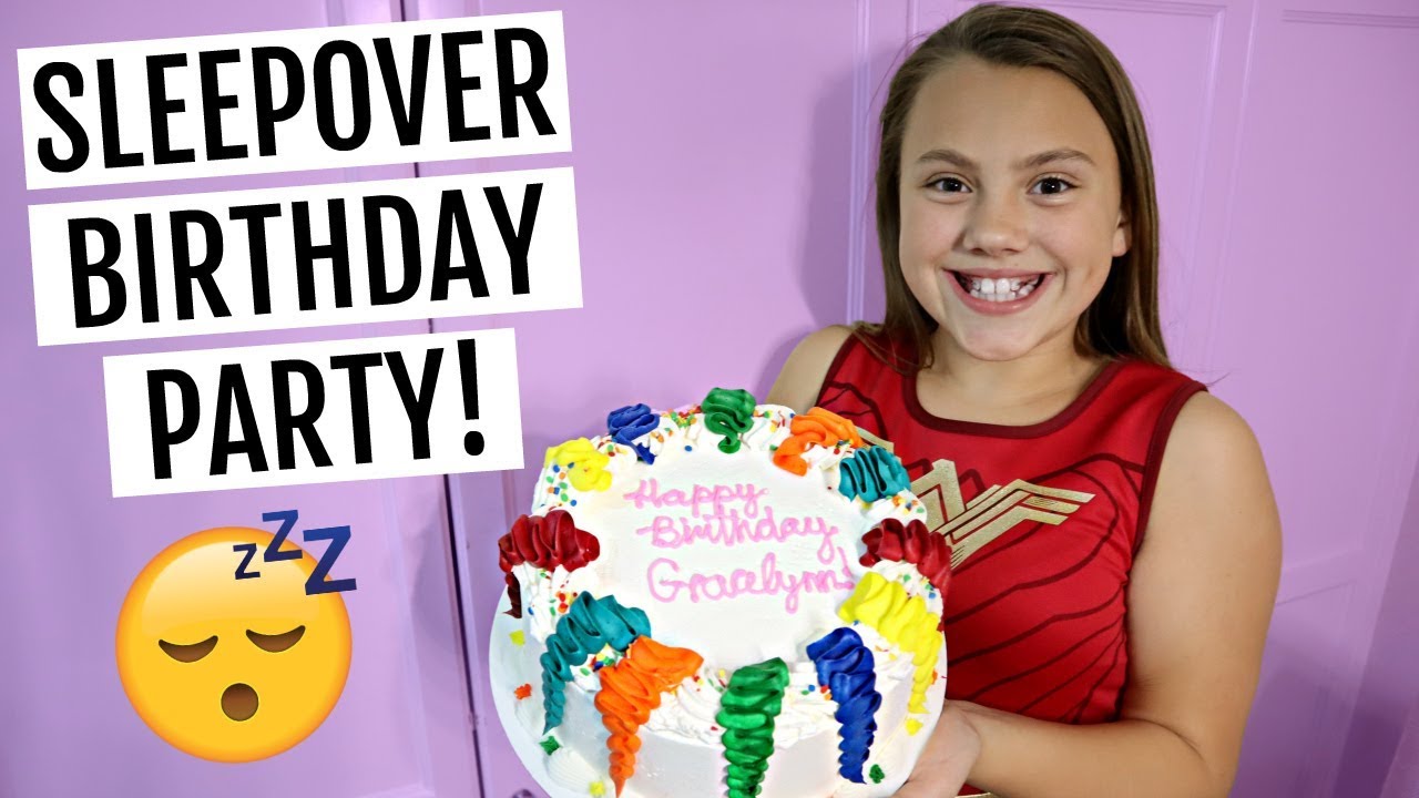 Throwing A Birthday SLEEPOVER Party For Gracelynn!