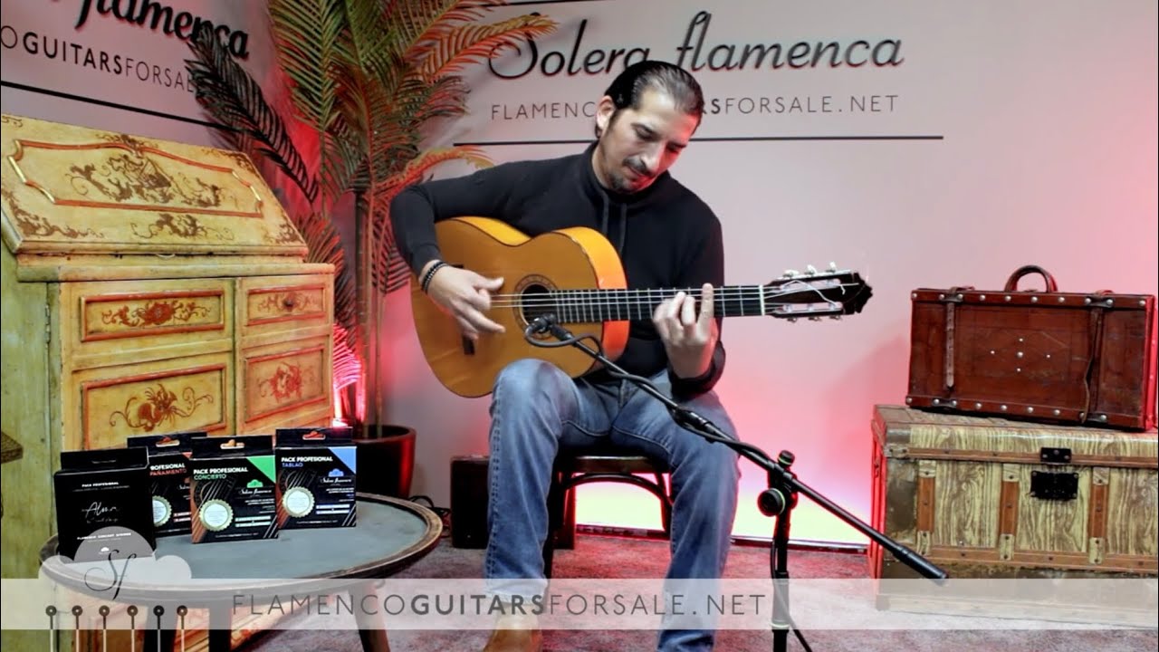 Manuel Reyes 1967 flamenco guitar for sale played by José Andrés Cortés