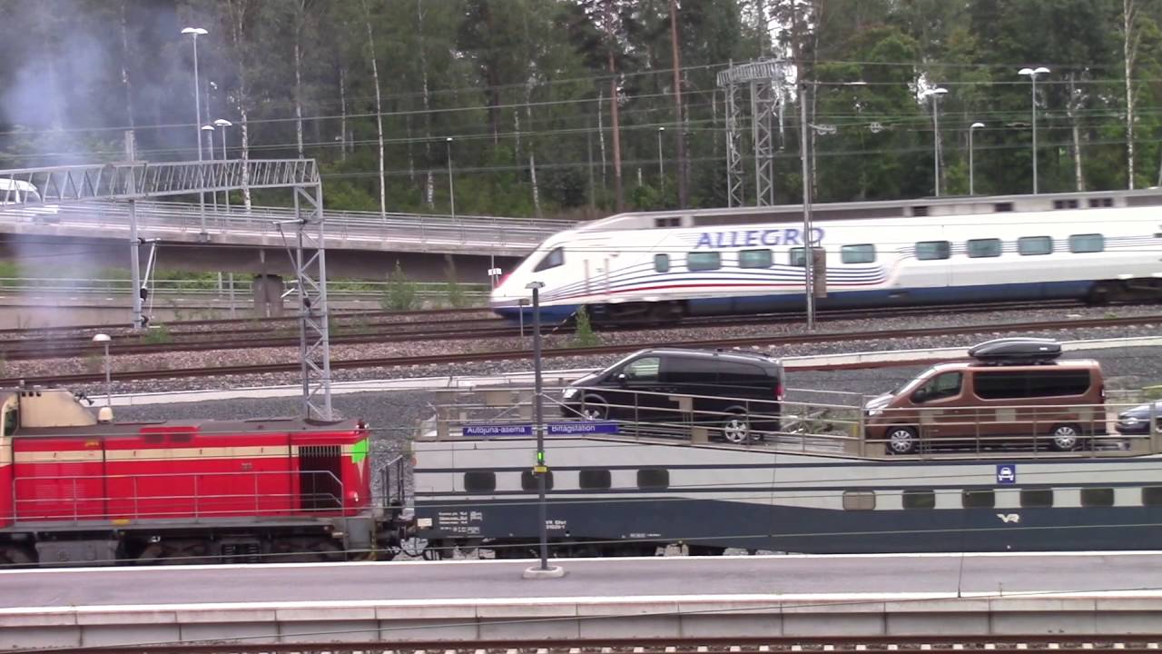 Autojuna-asema. Car-Carrier Station. Helsinki-Pasila Elokuu 25 August 2016