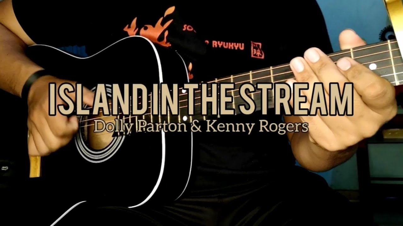 Island in the stream - Dolly Parton & Kenny Rogers D'Acoustic TV Fingerstyle Arrangement With Chords
