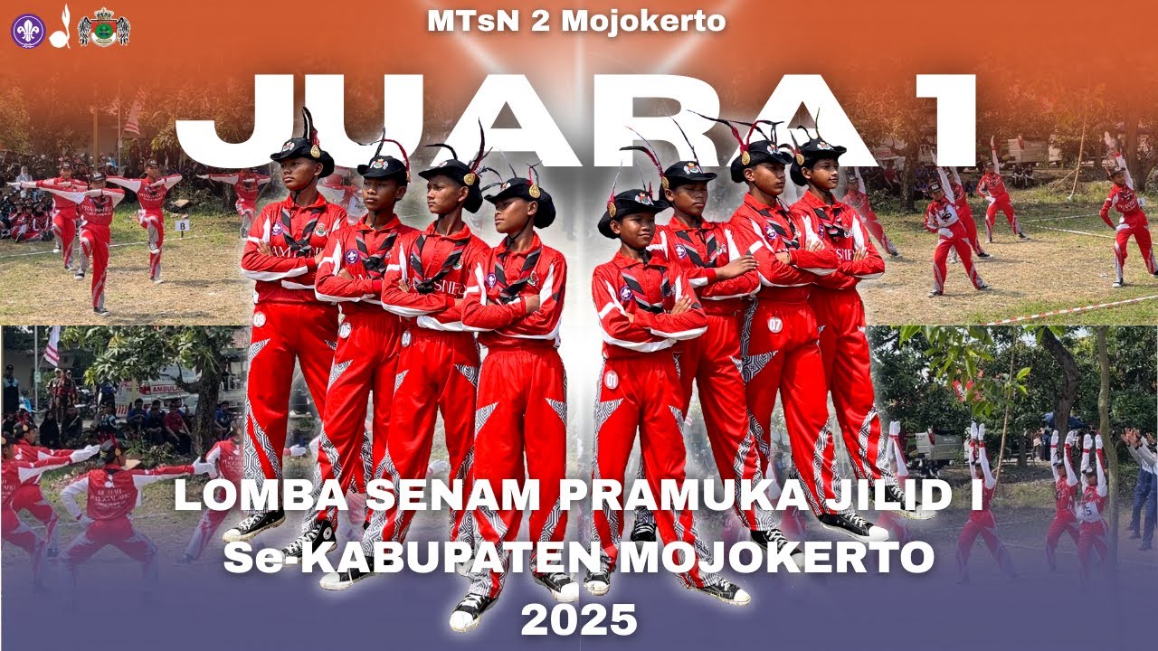 JUARA 1 PUTRA LOMBA SENAM PRAMUKA JILID 1 SE-KABUPATEN MOJOKERTO | KWARCAB MOJOKERTO | 2025