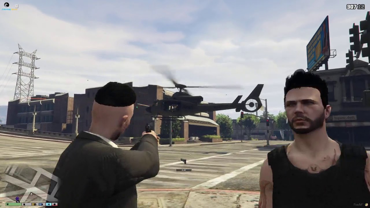 Tugay Gök önüne gelene ateş ediyor GTA5 bol küfürlü