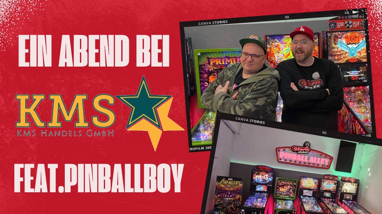 Tommy on Tour🚇 ein Abend bei KMS HANDELS GMBH mit PINBALLBOY 🔥