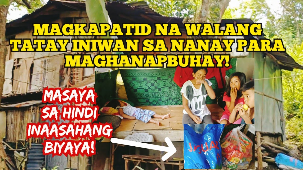 MAGKAPATID NA WALANG TATAY INIWAN SA NANAY PARA MAGHANAPBUHAY! MASAYA SA HINDI INAASAHANG BIYAYA!!