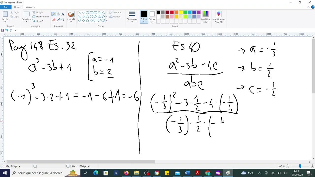 3B Montezemolo - Esercizi di Algebra