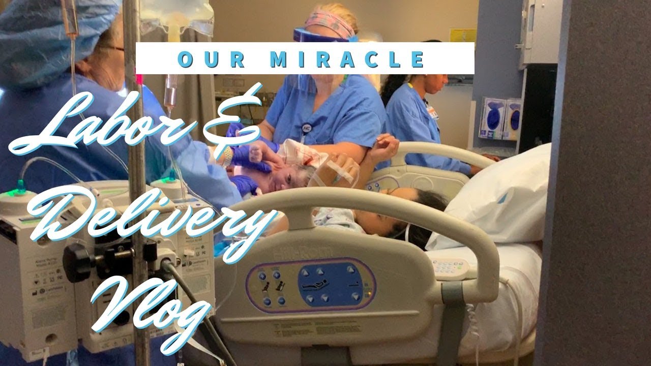 OUR MIRACLE 9LB 5OZ BABY! LABOR AND DELIVERY VLOG! EMOTIONAL BIRTH VLOG!
