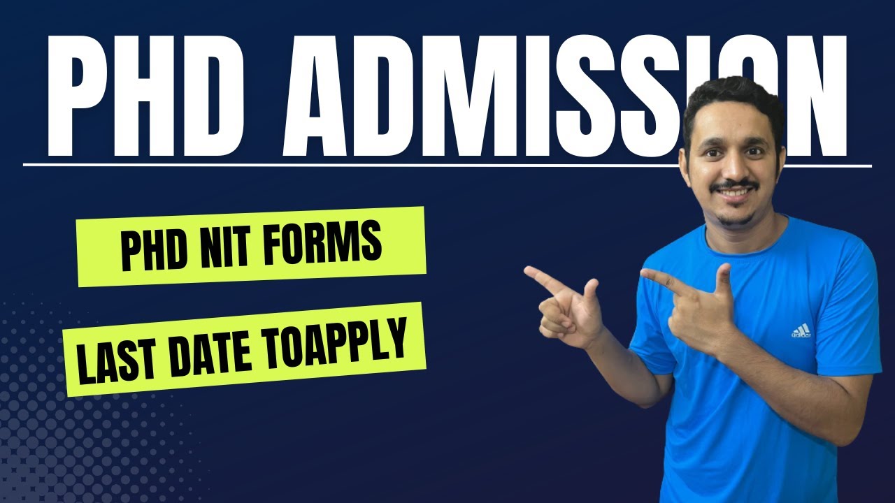 NIT PHD ADMISSION 2023 | LAST DATE TO APPLY ||LOW GATE SCORE | PHD BY ENTRANCE TEST IN NIT| PHD 2023