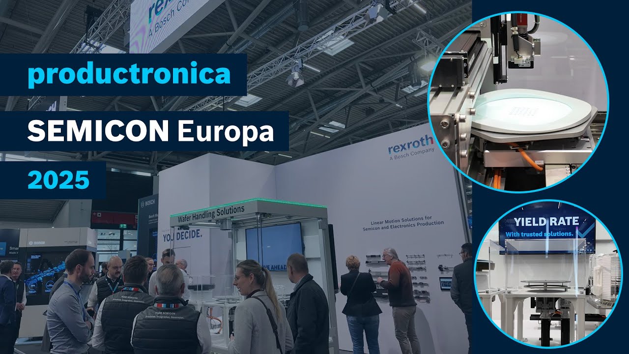 [EN] Bosch Rexroth: Impressions from our booth – productronica / Semicon Europa 2025