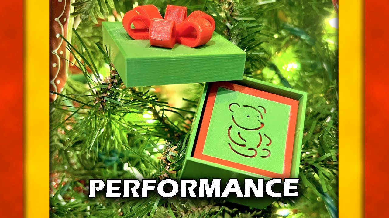 3D Printed Christmas Magic Trick - Performance Only
