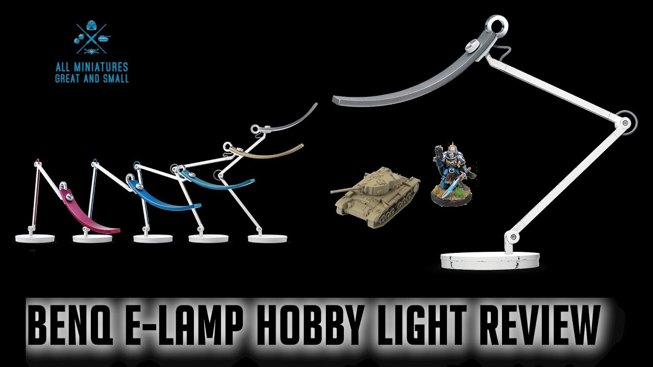 BenQ E-reading Lamp - Hobby Product Review!