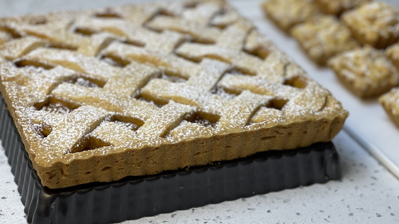 تارت المربى بعجينة خفيفة تذوووب فاليد قبل الفم 🥧| Tarte à la confiture