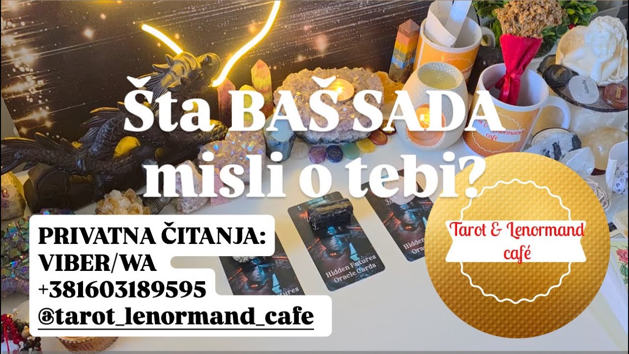 Šta baš SADA MISLI o tebi?! ❤️‍🔥 Tarot čitanje