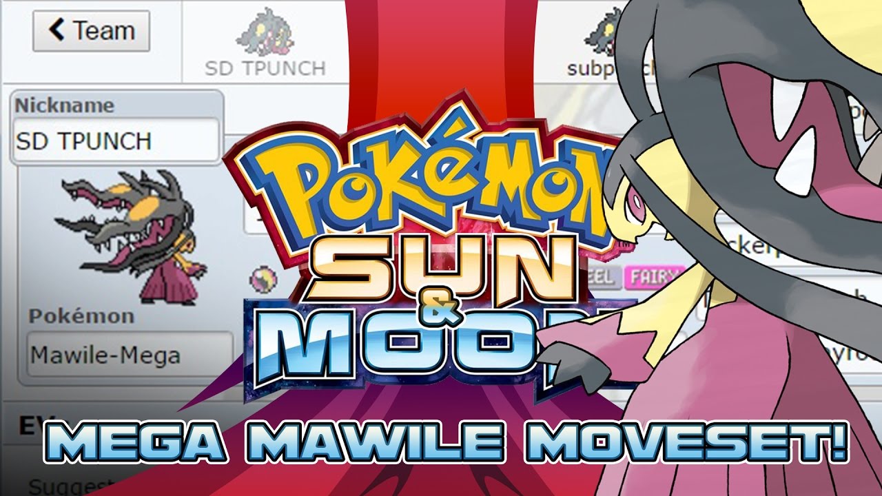 Mega Mawile Moveset Guide! How to use Mega Mawile! Pokemon Sun and Moon! w/ PokeaimMD!