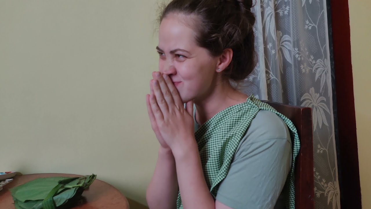 Marina eating Kwai For The First Time #india #meghalaya