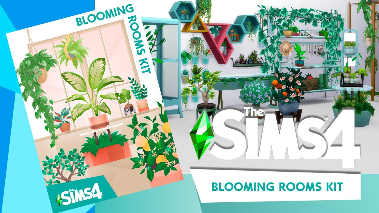 BLOOMING ROOMS KIT | Stop Motion REVIEW | The Sims 4 |