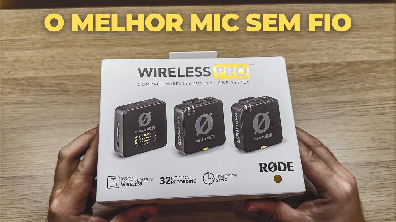 UNBOXING MICROFONE SEM FIO RODE WIRELESS PRO