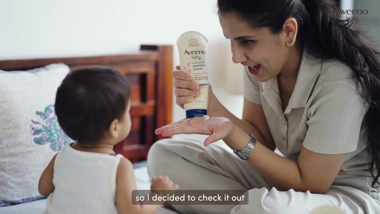 Best Baby Cream for Winter Dryness | Hydrated Baby Skin with Aveeno Baby Cream