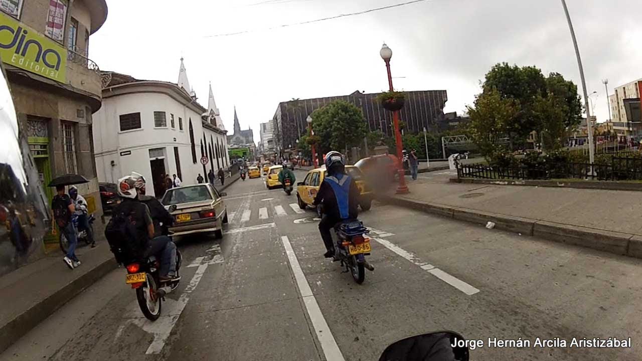 Recorrido carrera 22 de Manizales Caldas