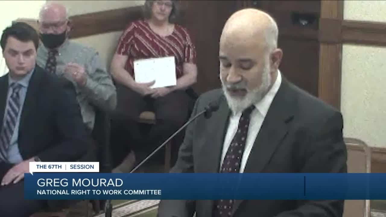 Opponents, supporters pack hearing on right-to-work bill