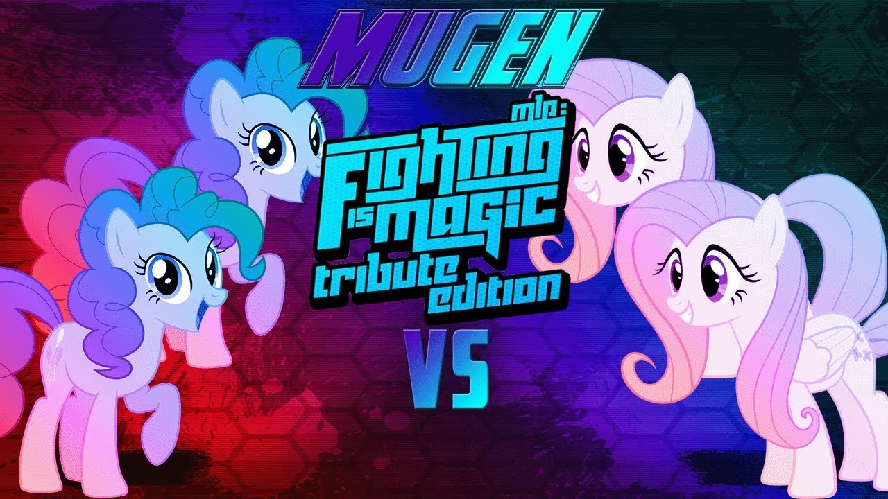 Mugen Fighting Is Magic Tribute Edition 2 Pinkie Pie VS 2 Fluttershy