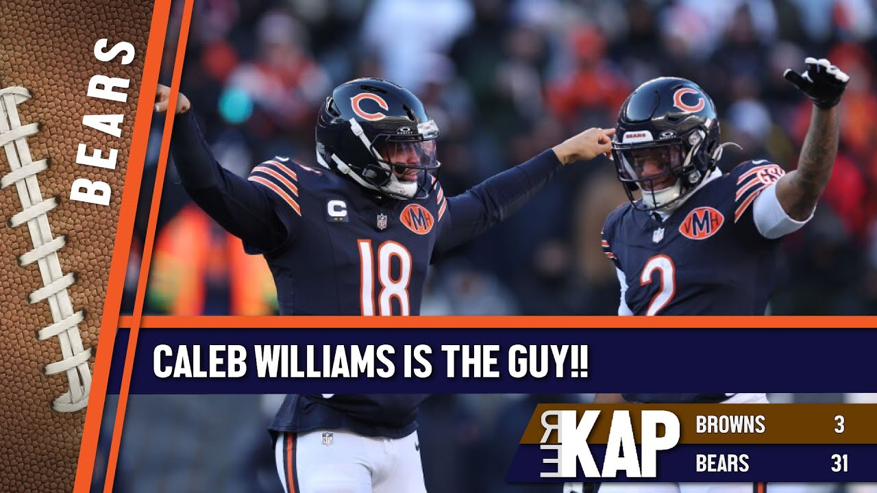 PODSUMOWANIE: 🏈 Chicago Bears wygrywają z Cleveland Browns 31-3. &bdquo;Caleb Williams to TW&Oacute;J facet!&rdquo;