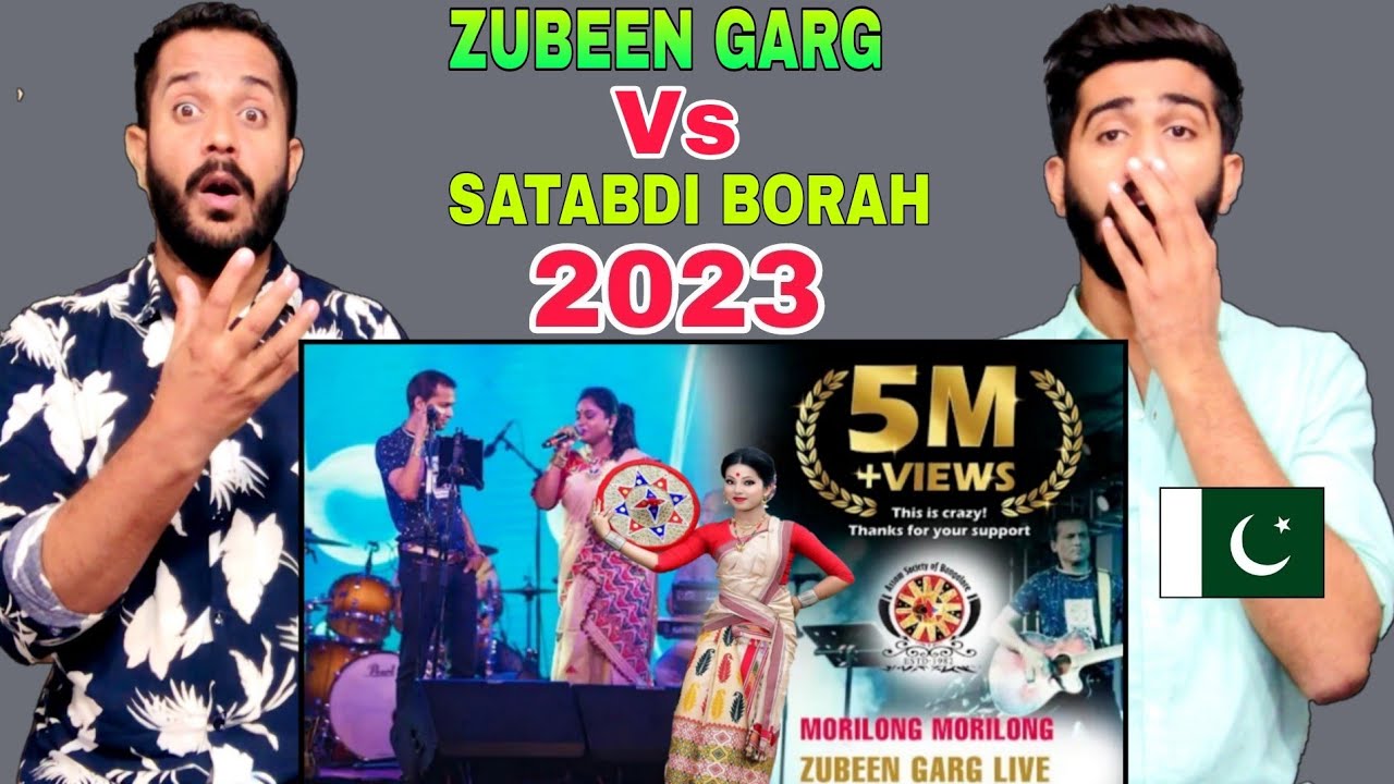 Zubeen Garg vs Satabdi Borah live performances full comparison 2023 | Reacts Usama & khizar