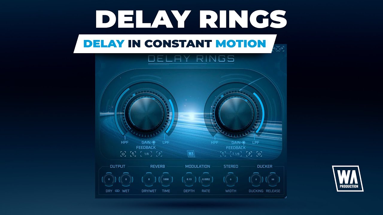 Delay Rings - Delay in Constant Motion (VST / AU / AAX)