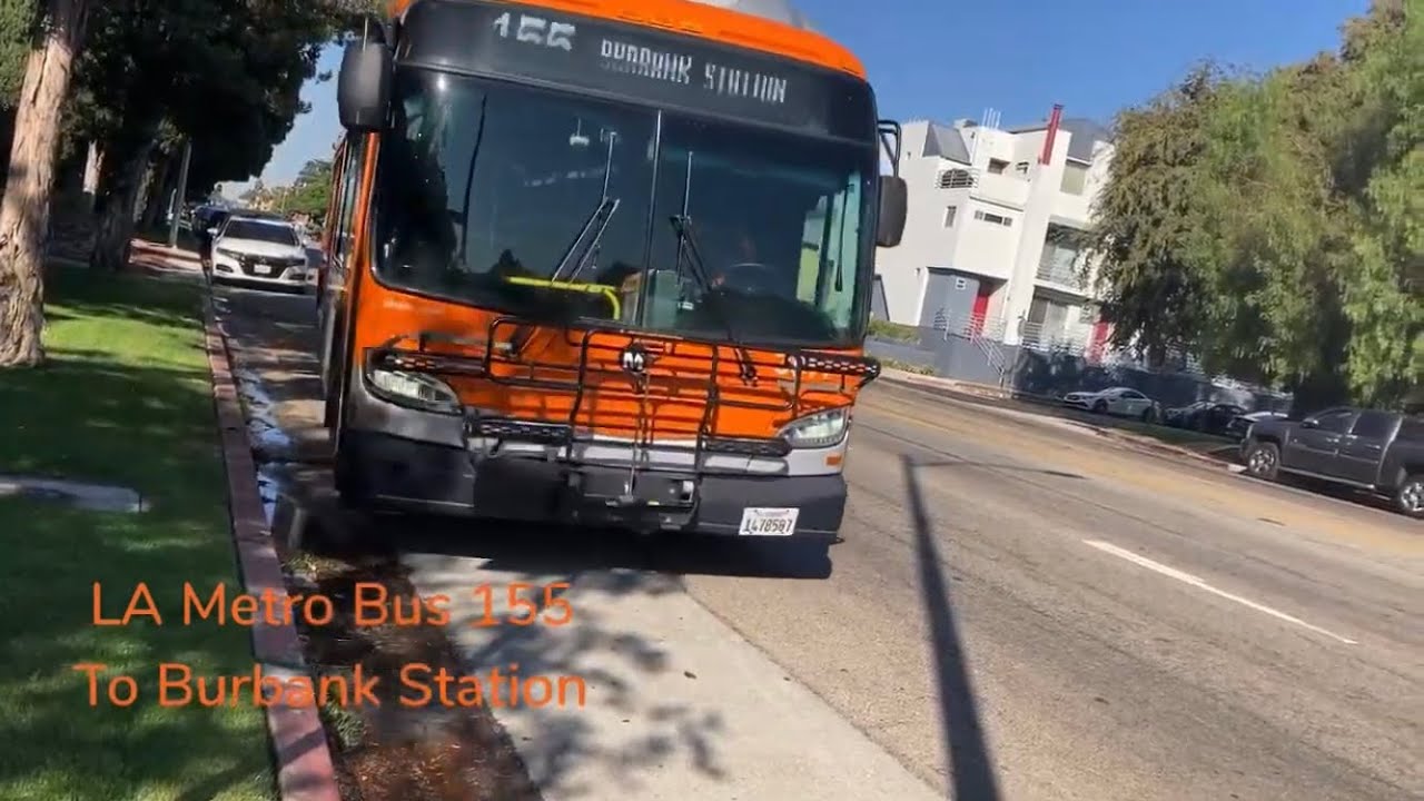 LA Metro Bus 155 to Burbank Station (Morning Run) 10-2-21