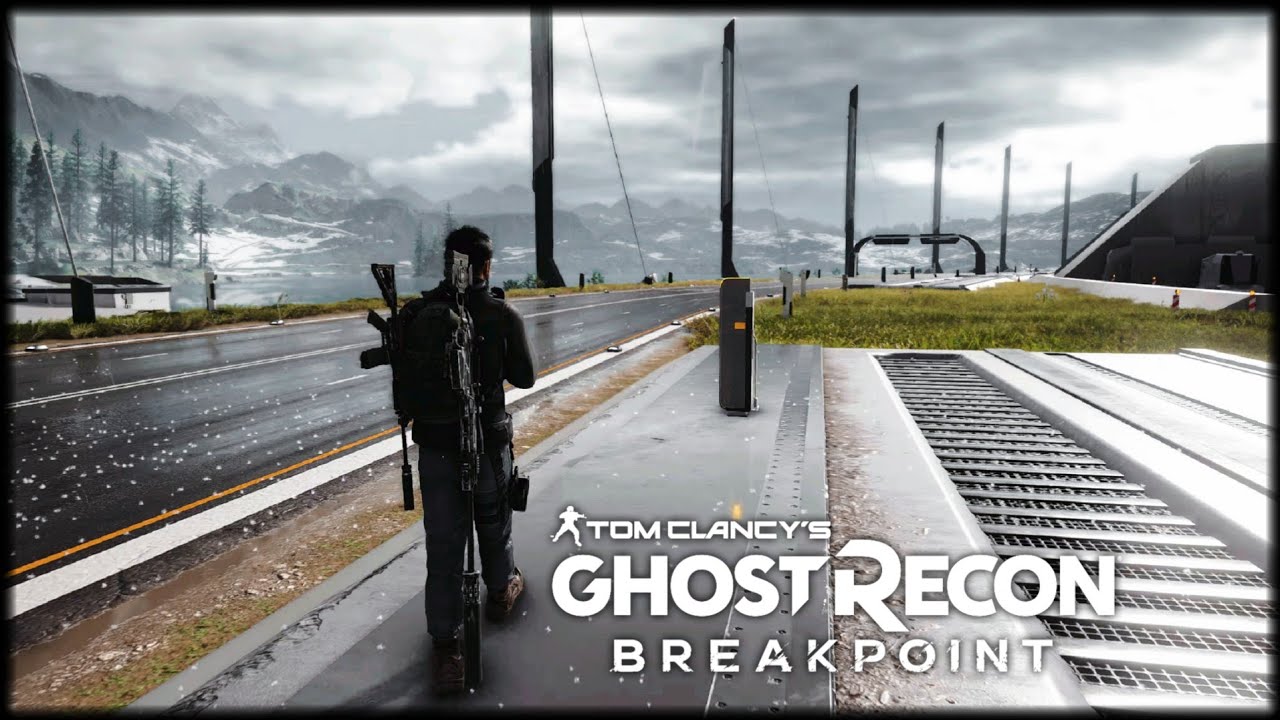 Relaxing Ghost Recon Breakpoint Walk 4K | Forest Rain, Mud Trails & Snow Peaks