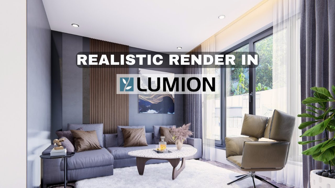 3 шага для РЕАЛИСТИЧНОЙ визуализации интерьера в Lumion