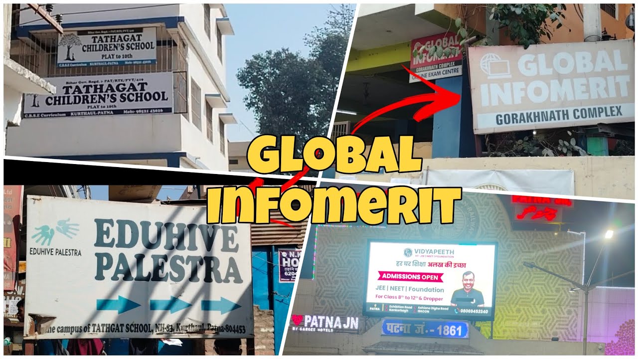 Global Infomerit| Eduhibe Palestra Exam Center तक कैसे पहुंचे 📄📄||Tathagat Children School Kurthol