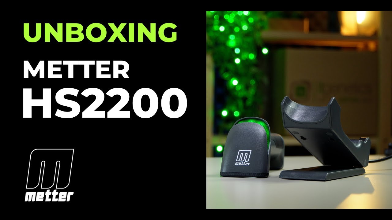 [Unboxing] Cititor coduri de bare Metter HS2200, 2D, USB, Wireless, Bluetooth